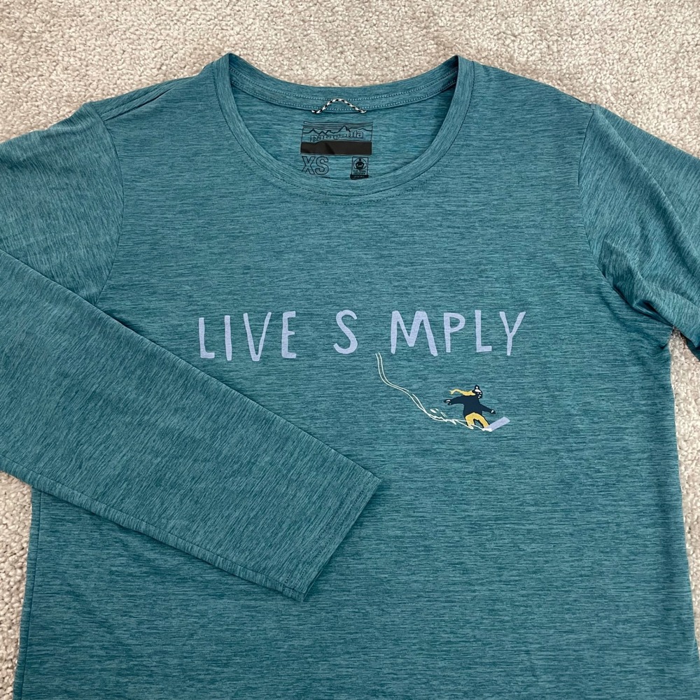Patagonia Capilene Cool Daily Shirt Womens Extra Small  Live Simply Snowboarder